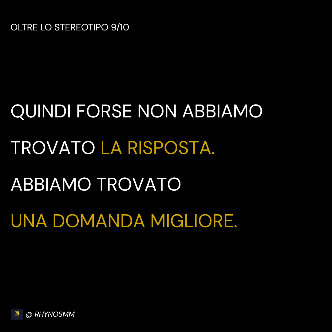 Oltre lo stereotipo, slide 8 di 8